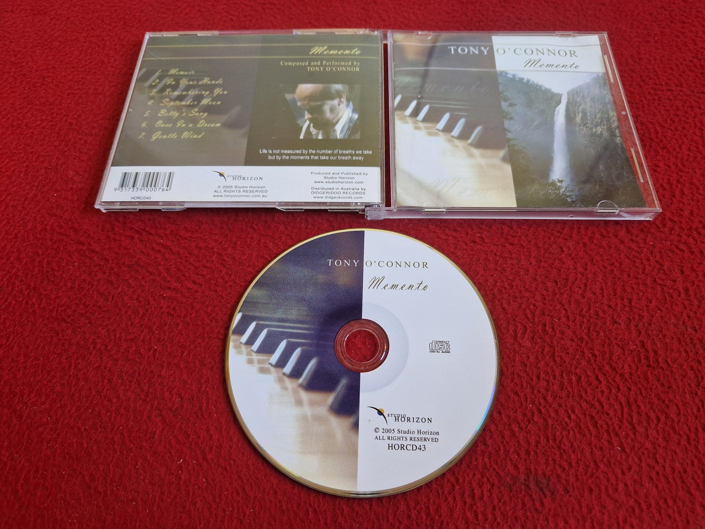 TONY O'CONNOR MEMENTO CD