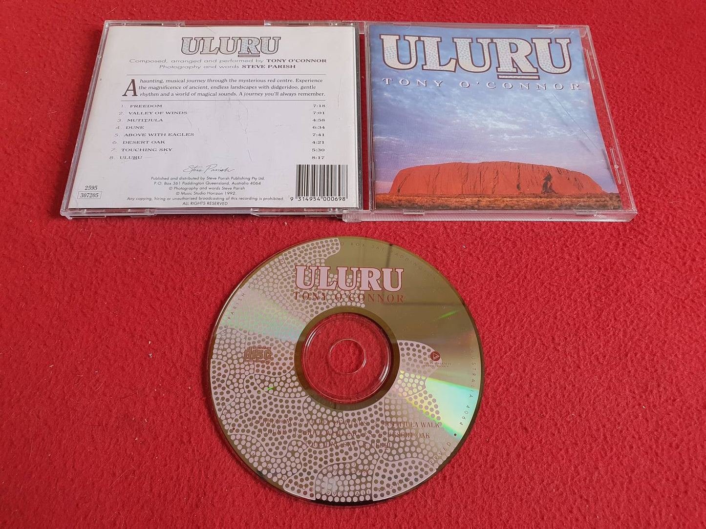 TONY O'CONNOR ULURU till CD