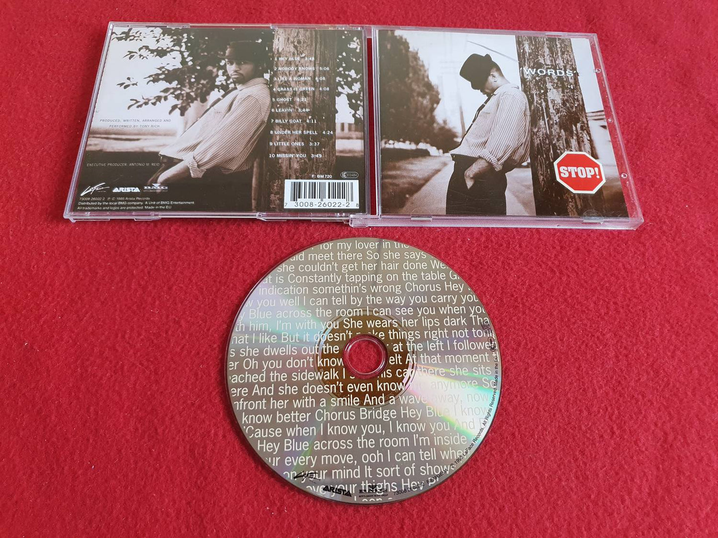 TONY RICH WORDS till CD