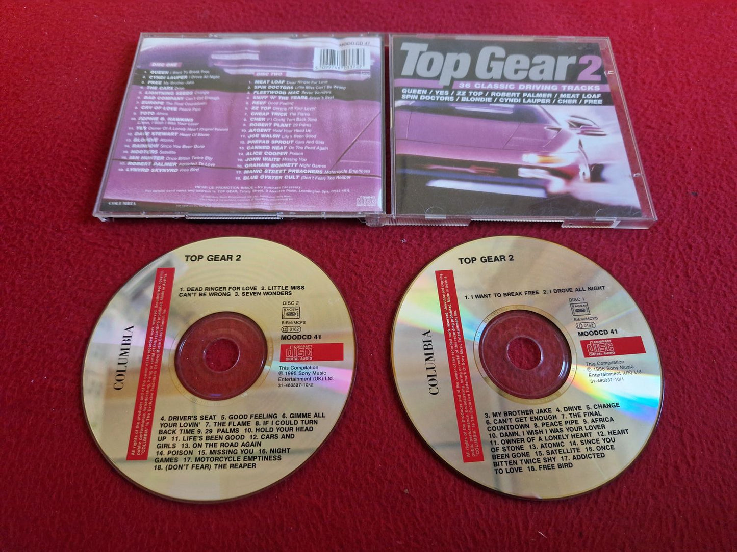 TOP GEAR 2 36 CLASSIC DRIVING TRACKS CD