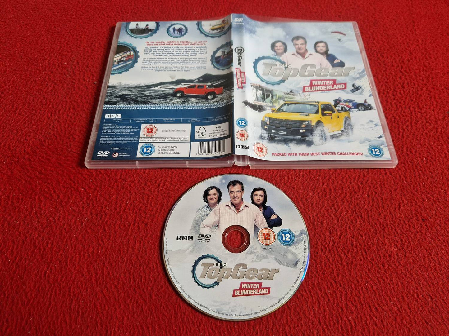TOP GEAR WINTER BLUNDERLAND DVD
