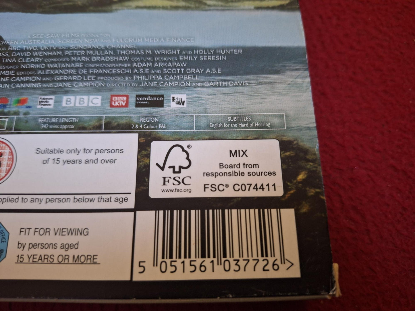 TOP OF THE LAKE BOX DVD