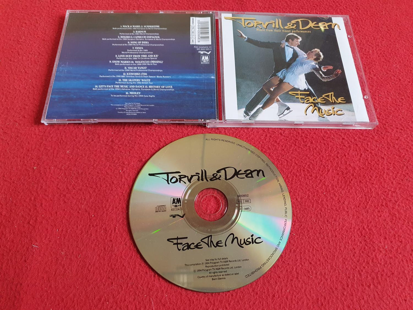 TORVILL & DEAN FACE THE MUSIC till CD