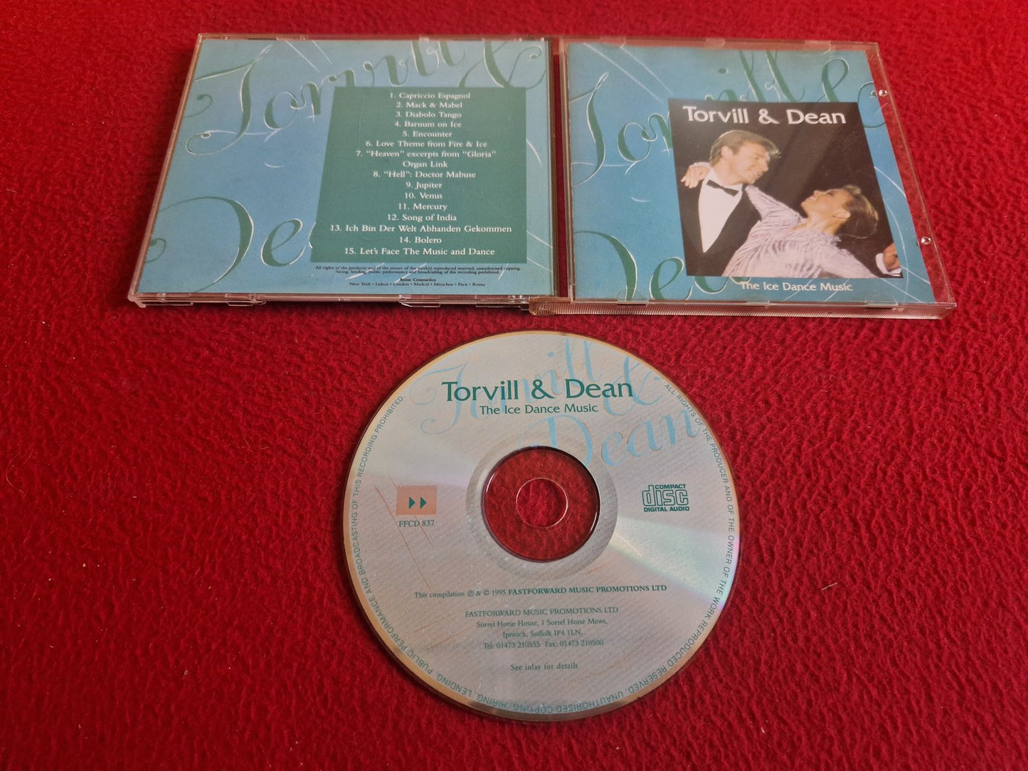 TORVILL & DEAN THE ICE DANCE MUSIC CD