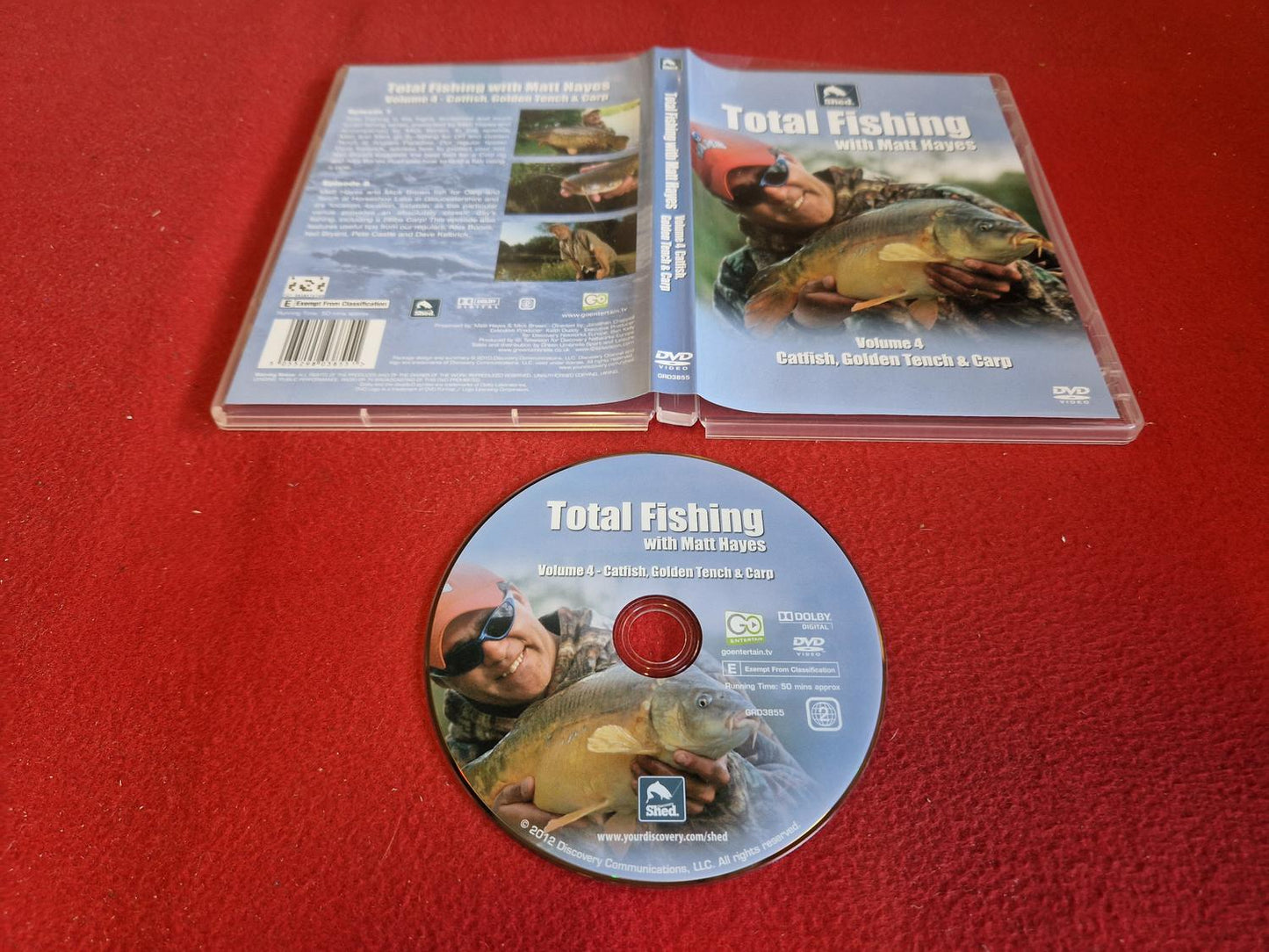 TOTAL FISHING WITH MATT HAYES VOL 4 CATFISH GOLDEN TENCH & CARP till DVD