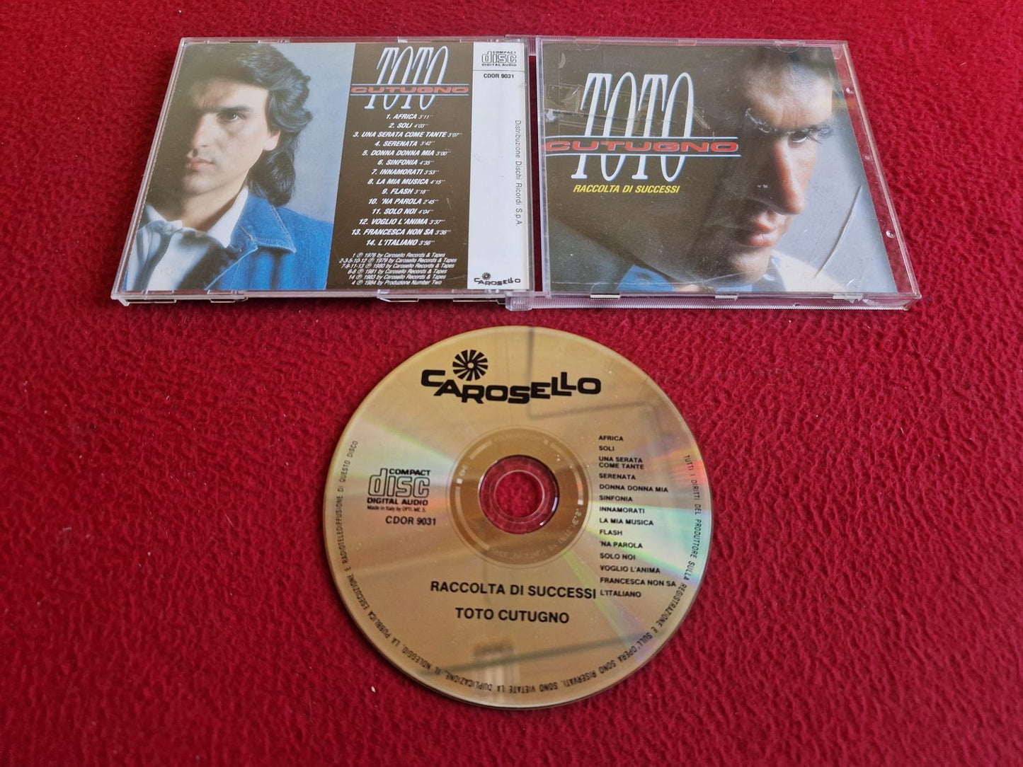 TOTO CUTUGNO RACCOLTA DU SUCCESSI CD