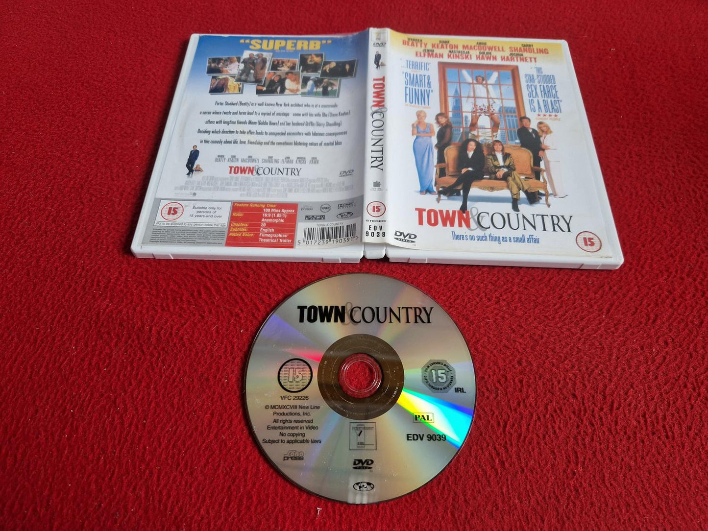TOWN & COUNTRY DVD