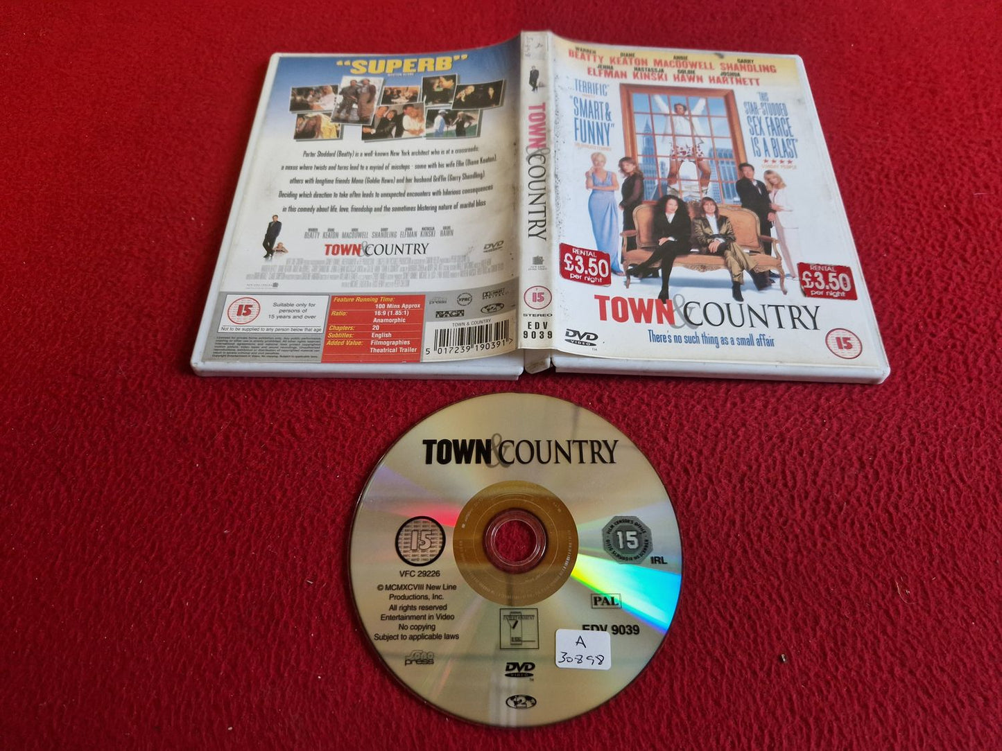 TOWN & COUNTRY DVD