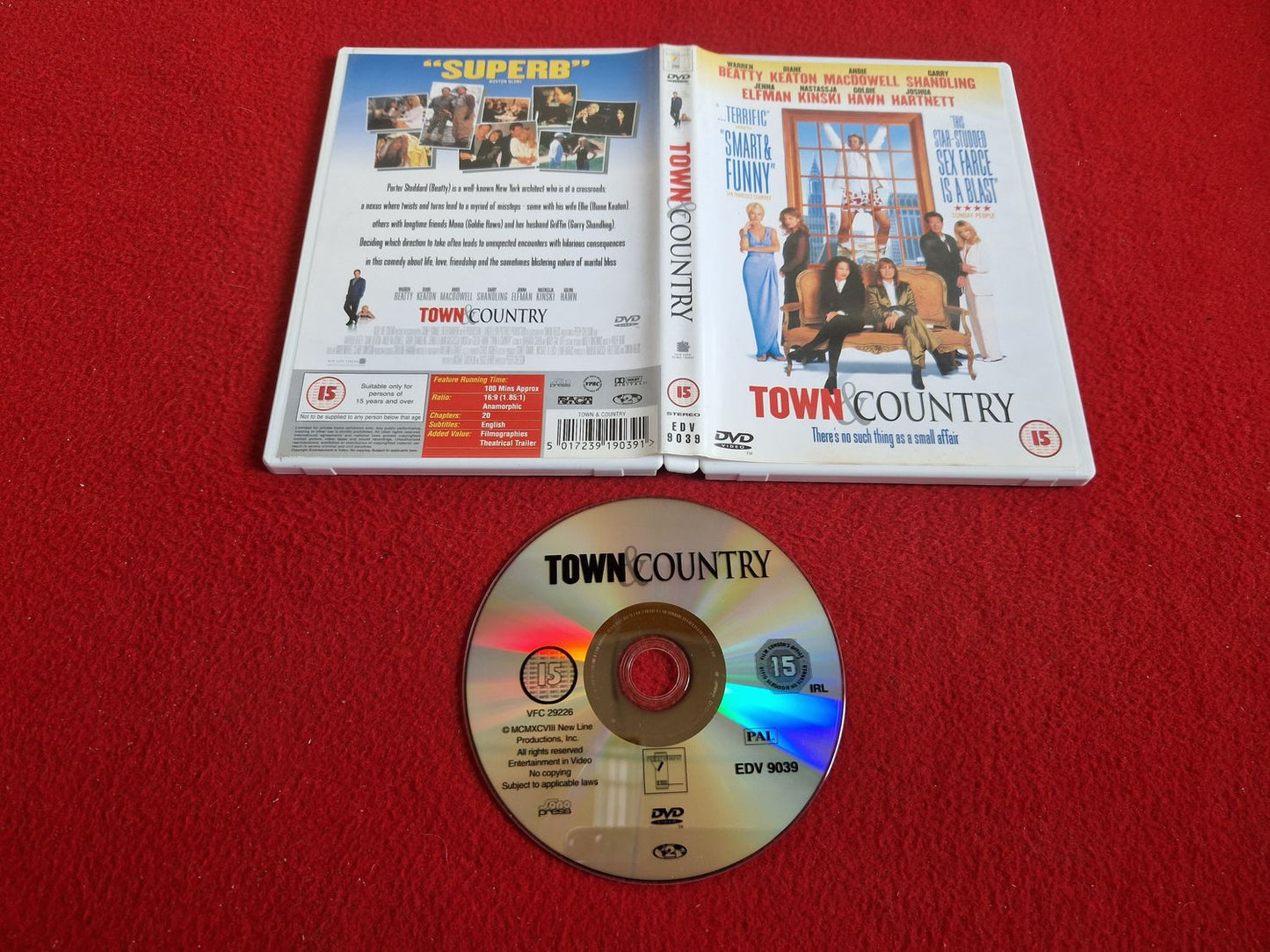 TOWN & COUNTRY till DVD
