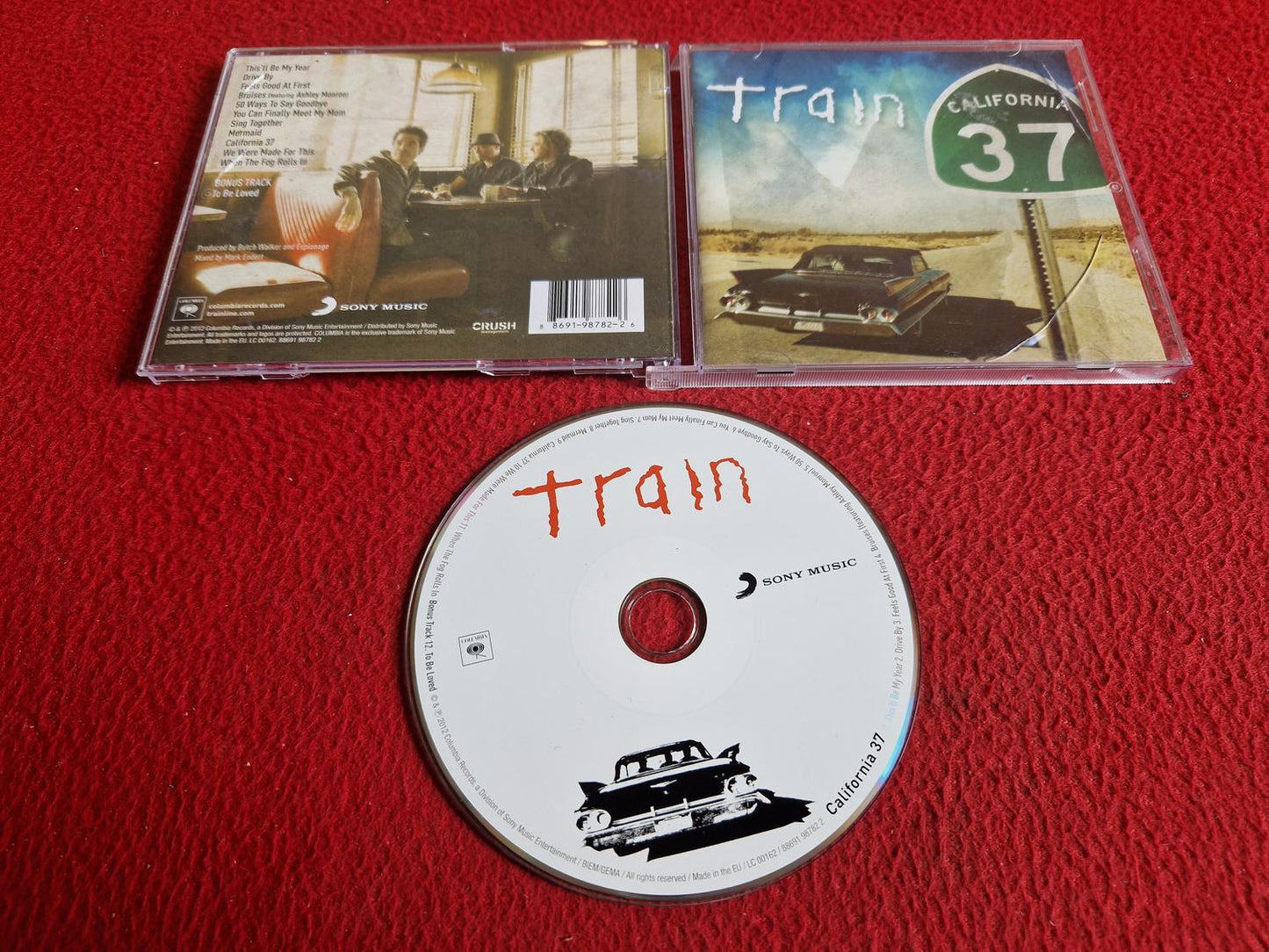 TRAIN CALIFORNIA 37 CD