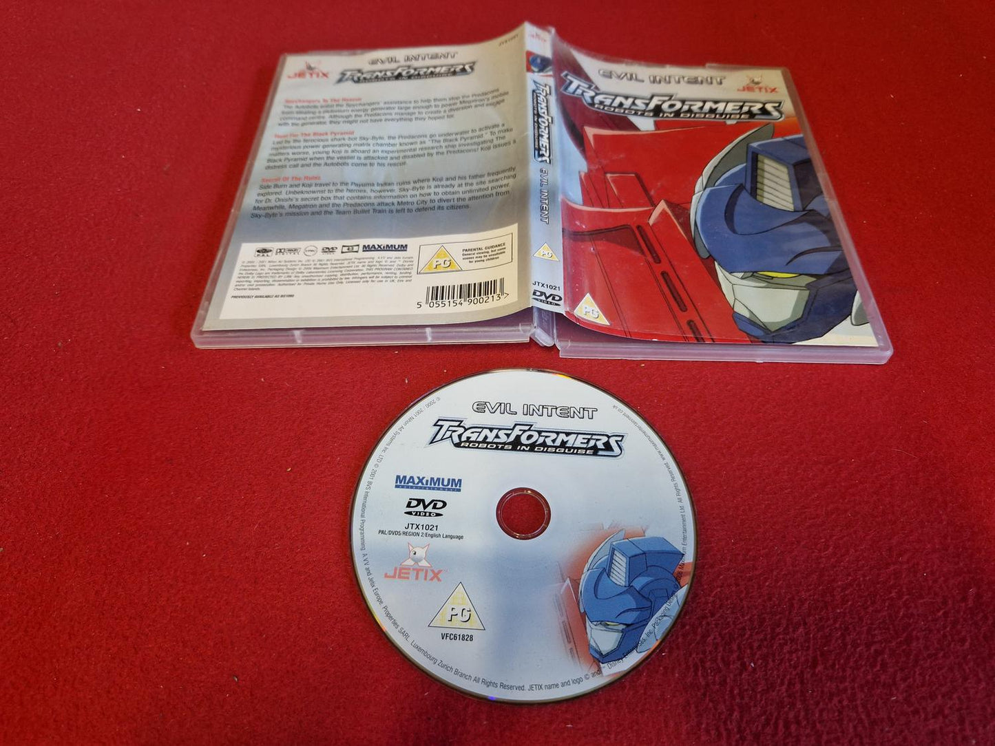 TRANSFORMERS EVIL INTENT till DVD