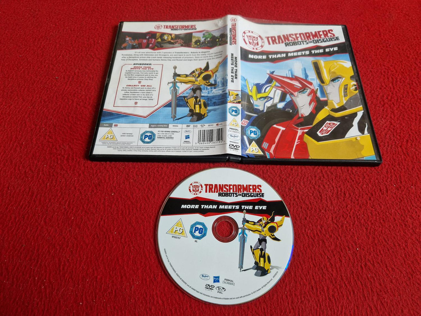 TRANSFORMERS ROBOTS IN DISGUISE MORE THAN MEETS THE EYE DVD