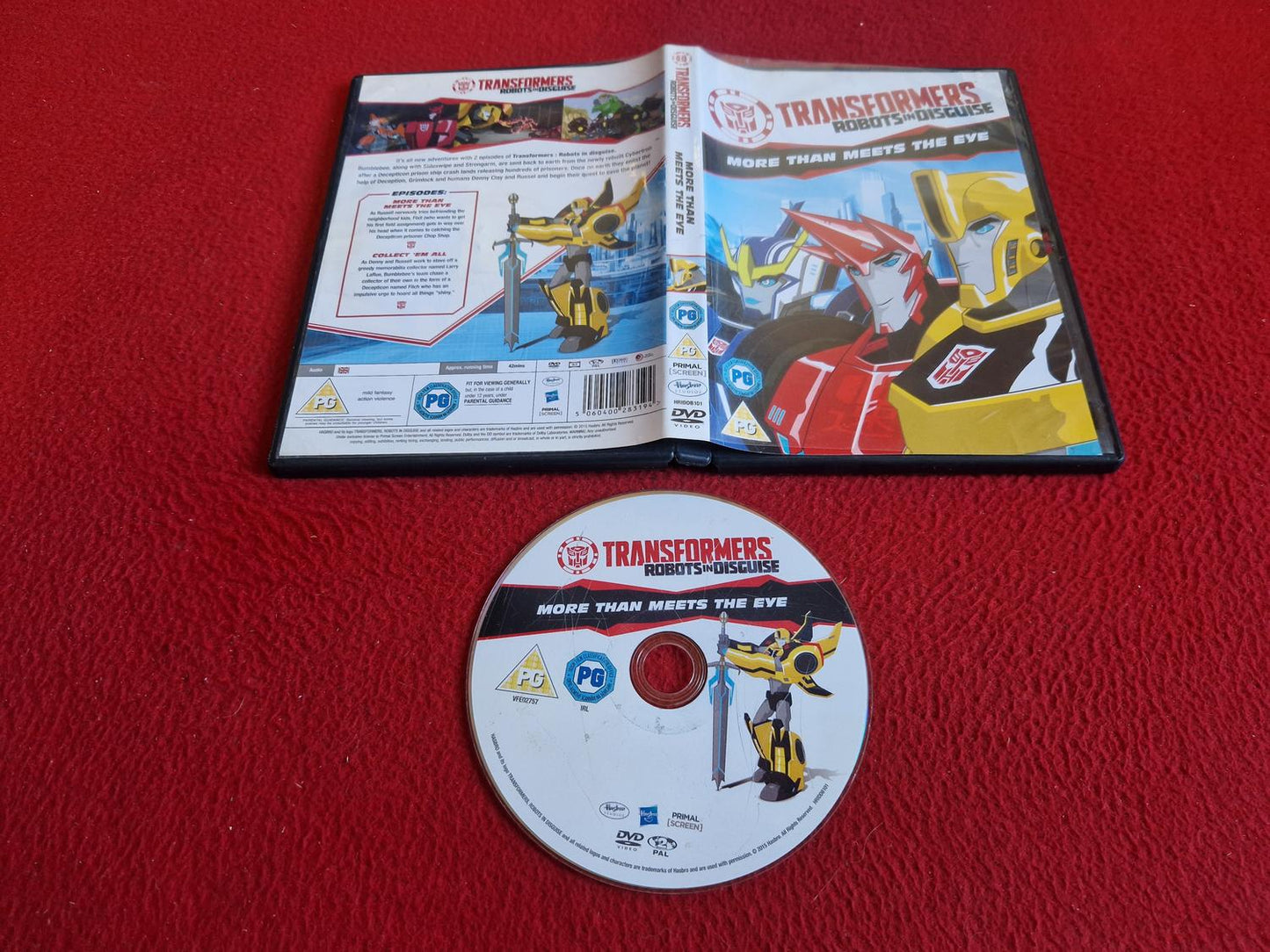 TRANSFORMERS ROBOTS IN DISGUISE MORE THAN MEETS THE EYE DVD