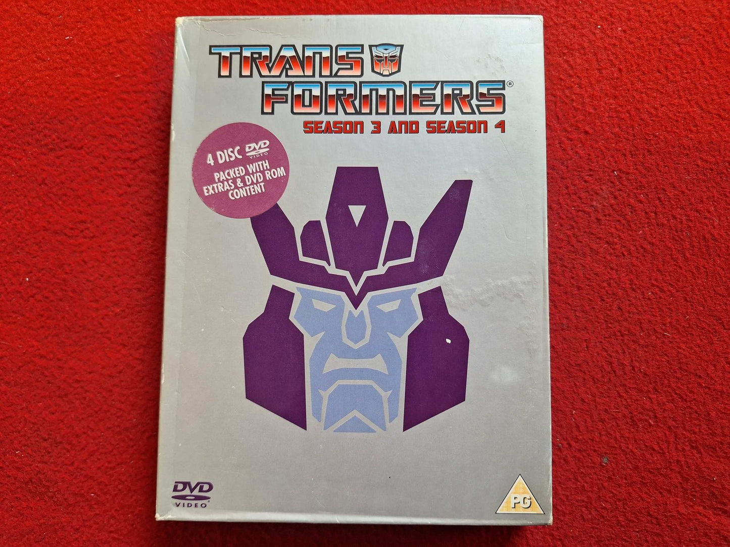 TRANSFORMERS SEASON 3 & 4 BOX DVD