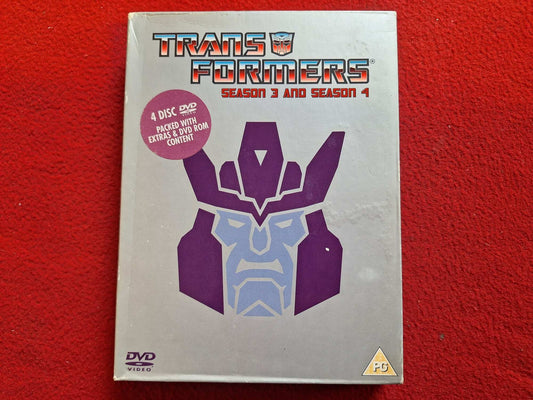 TRANSFORMERS SEASON 3 & 4 BOX DVD