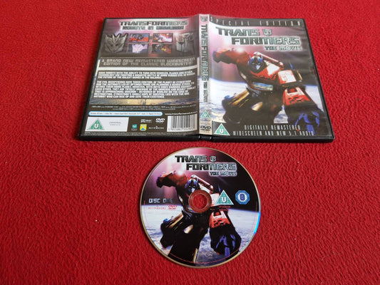 TRANSFORMERS THE MOVIE DVD