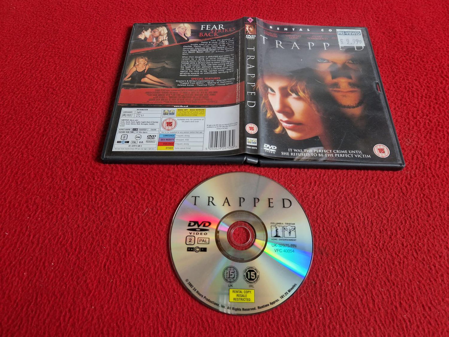 TRAPPED [ SVENSK TEXT ] DVD