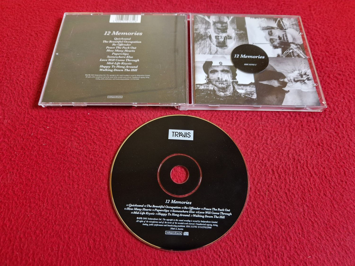 TRAVIS 12 MEMORIES CD