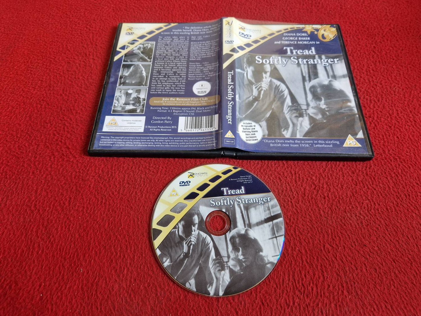 TREAD SOFTLY STRANGER DVD