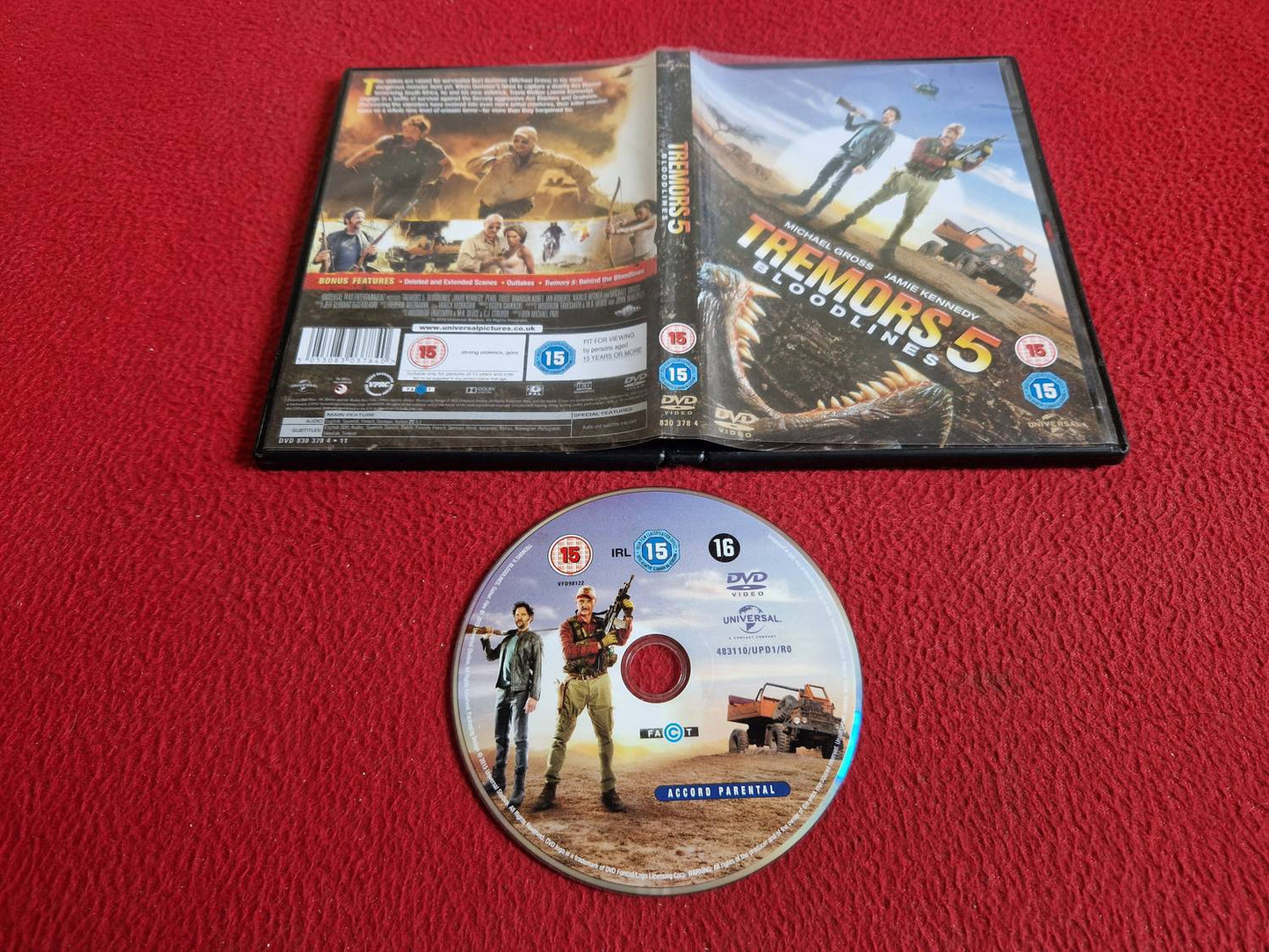 TREMORS 5 BLOODLINES [ SVENSK TEXT ] DVD