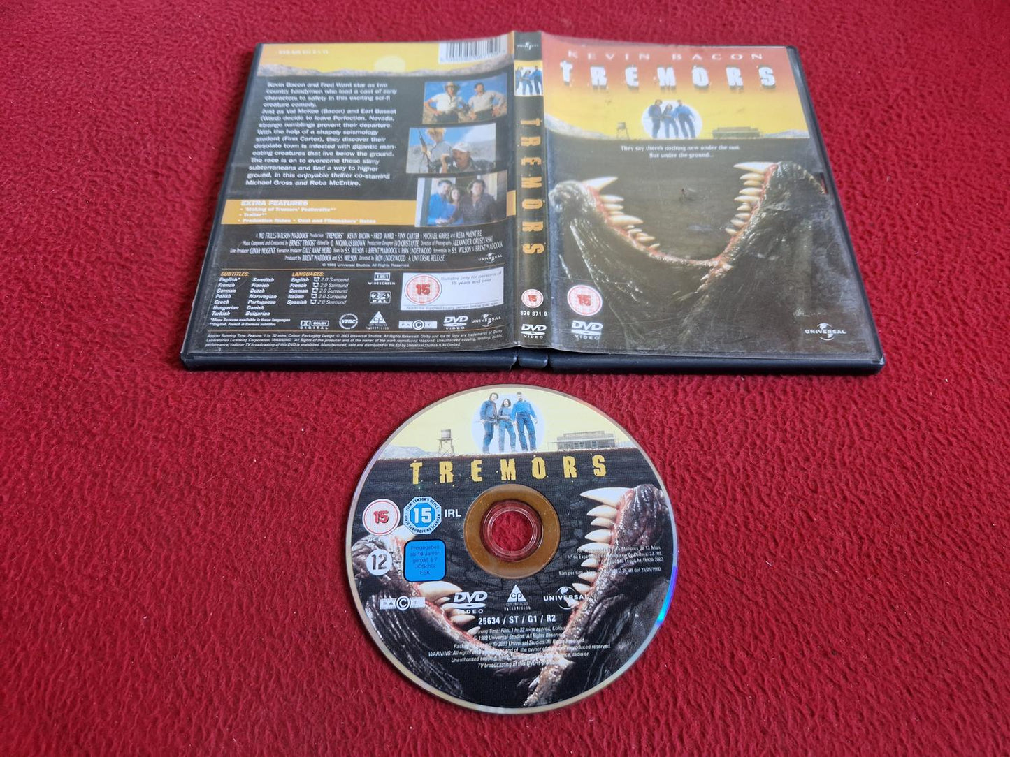 TREMORS DVD