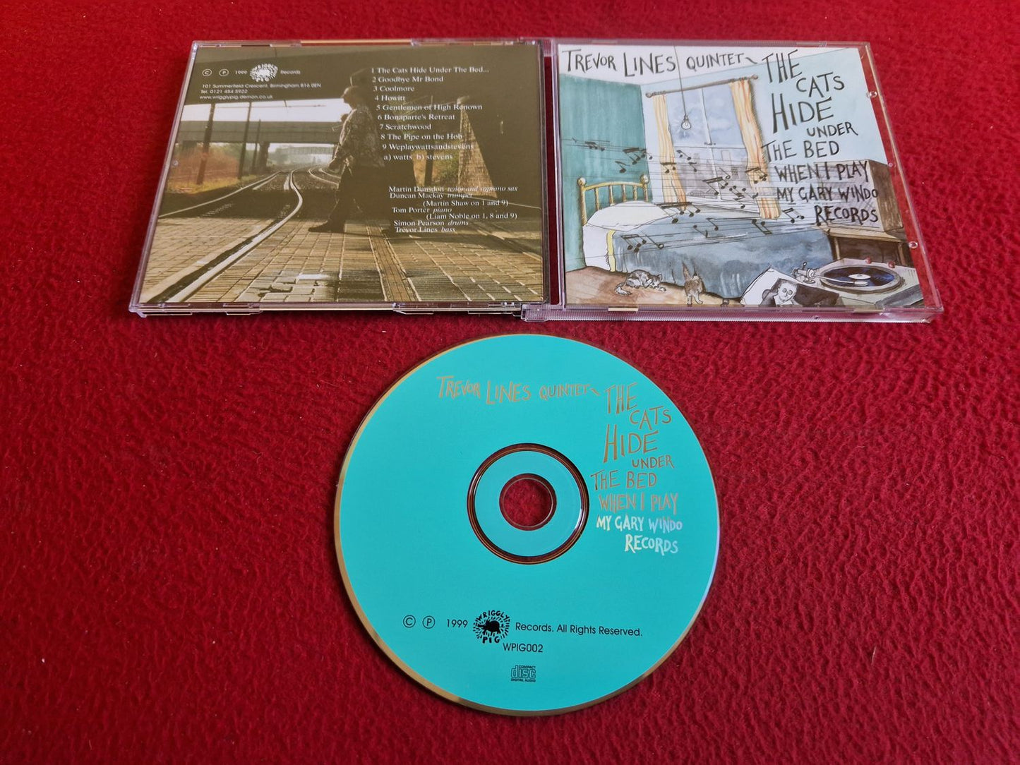 TREVOR LINES QUINTET THE CATS HIDE UNDER THE BED WHEN I PLAY MY GARY WINDO RECCD