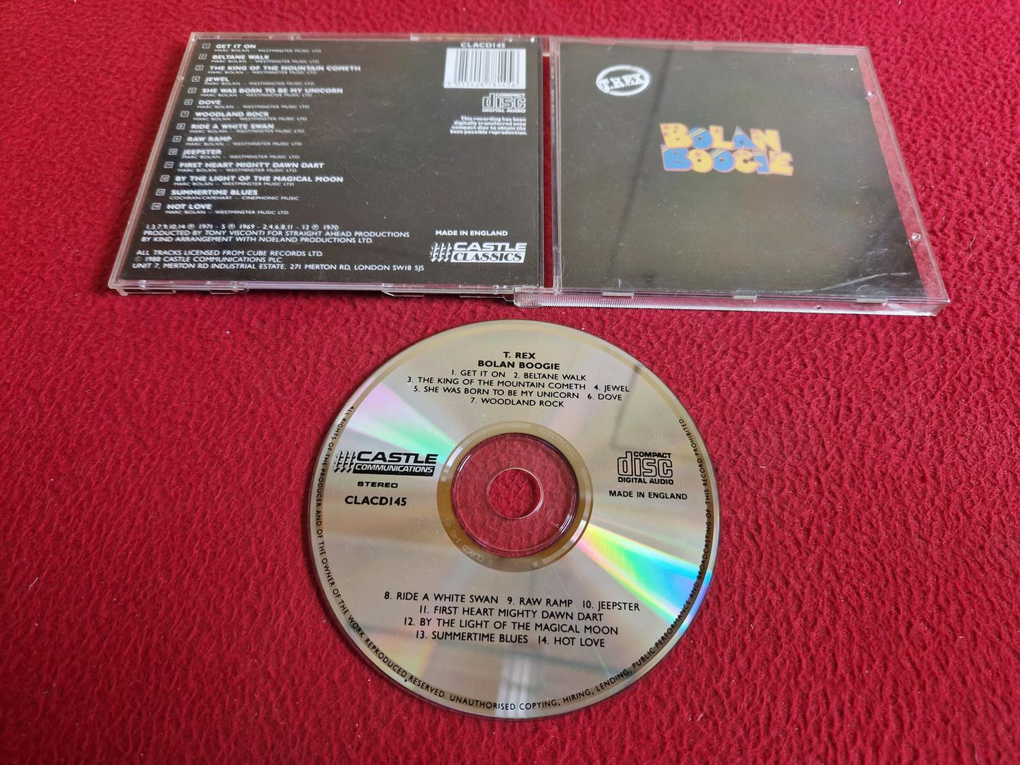 T. REX BOLAN BOOGIE CD