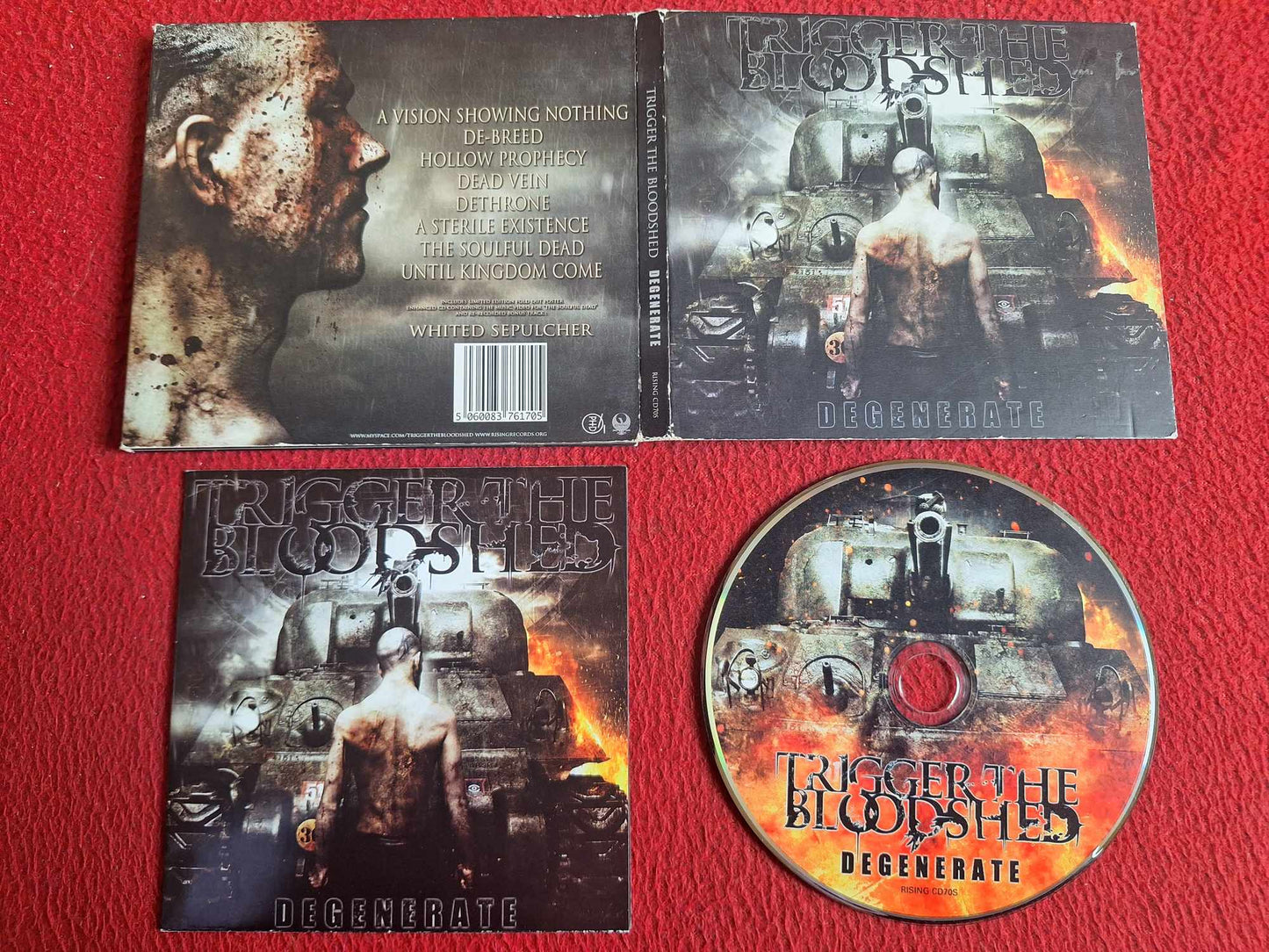 TRIGGER THE BLOODSHED DEGENERATE CD