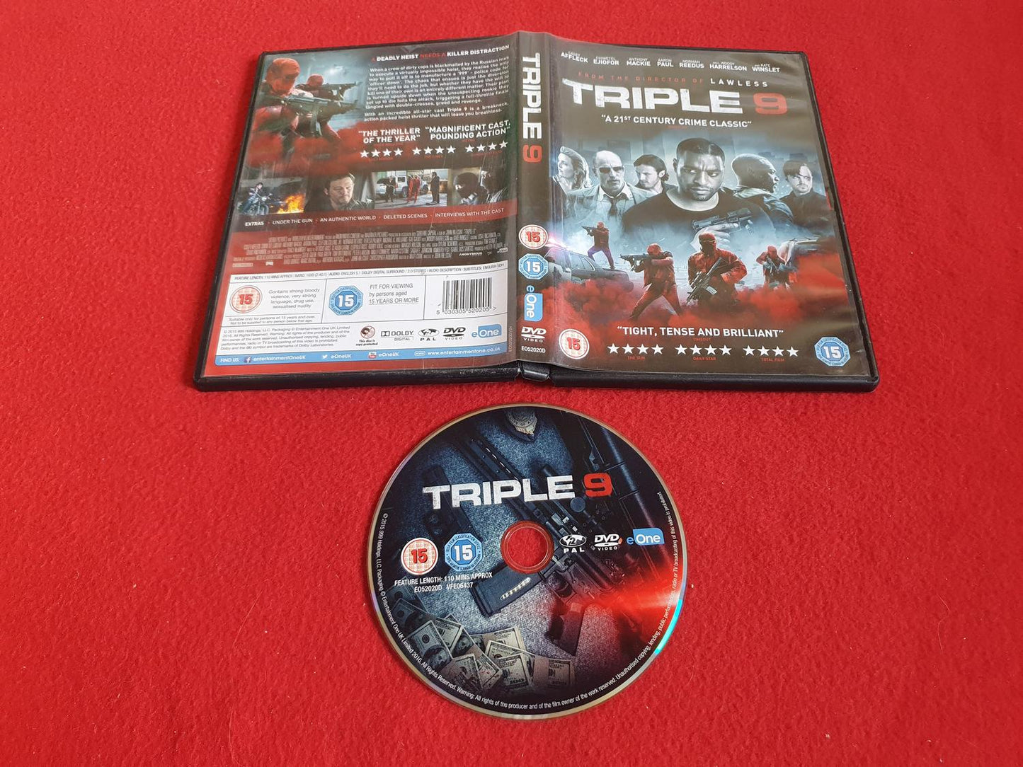 TRIPLE 9 till DVD