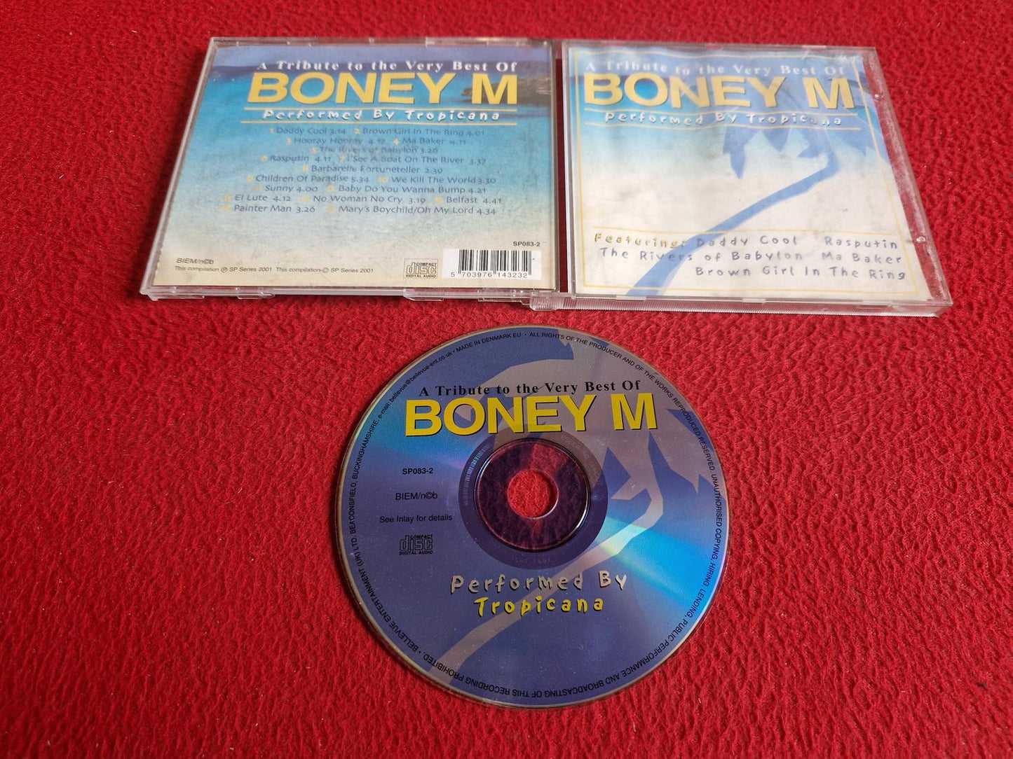 TROPICANA A TRIBUTE TO THE VERY BEST OF BONEY M CD