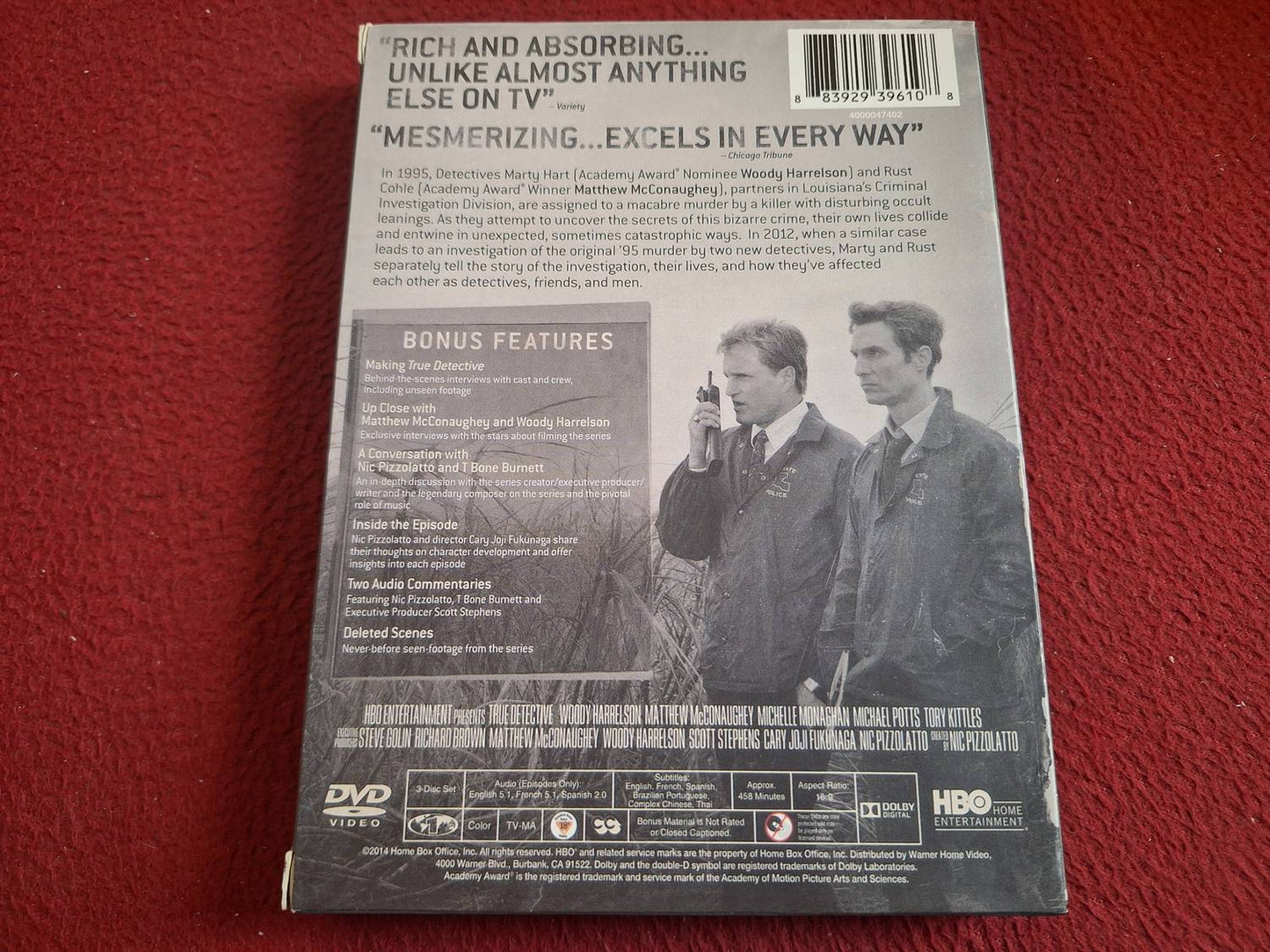 TRUE DETECTIVE SERIES 1 BOX DVD