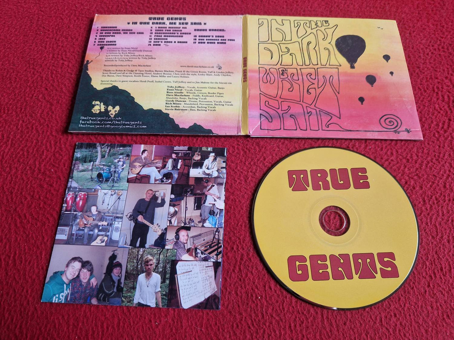 TRUE GENTS IN THE DARK WE SET SAIL CD