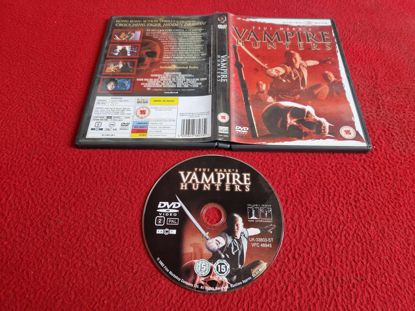 TSUI HARK'S VAMPIRE HUNTERS [ SVENSK TEXT ] DVD