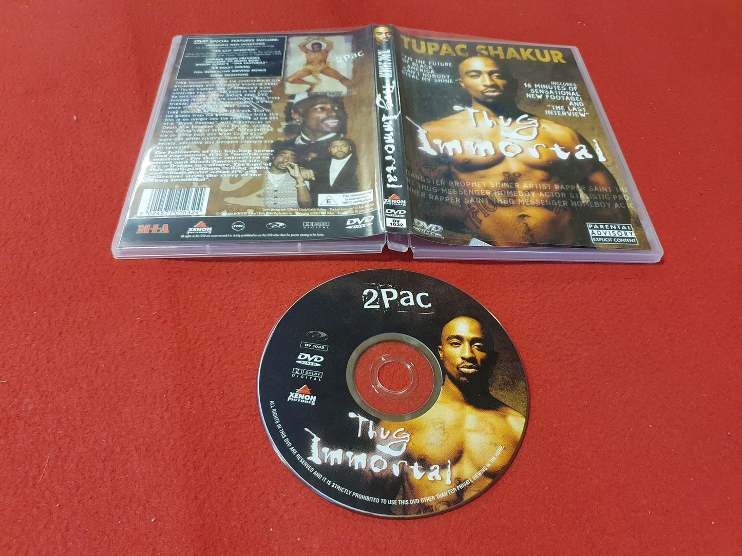 TUPAC SHAKUR THUG IMMORTAL till DVD