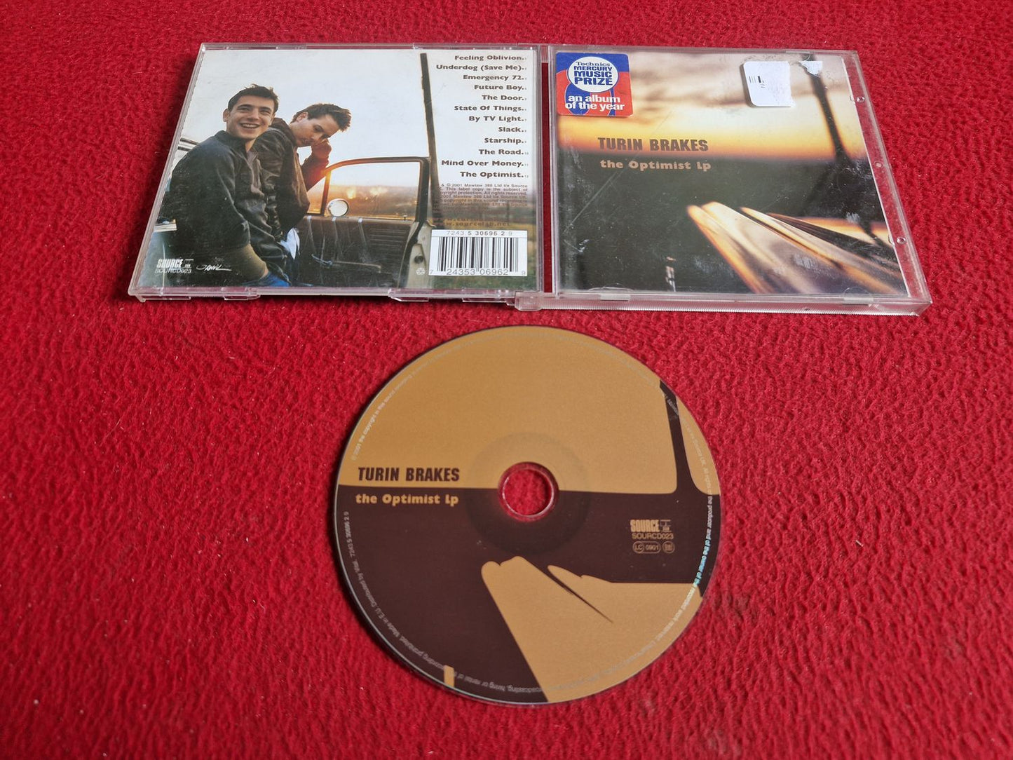 TURIN BRAKES THE OPTIMIST LP CD