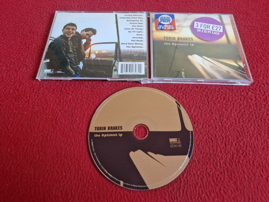 TURIN BRAKES THE OPTIMIST LP CD