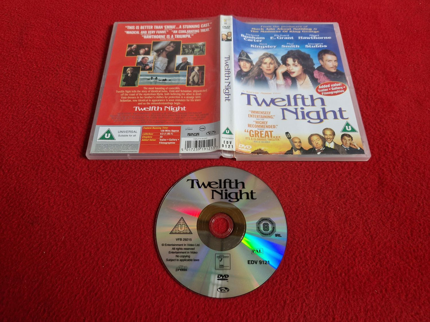TWELFTH NIGHT DVD