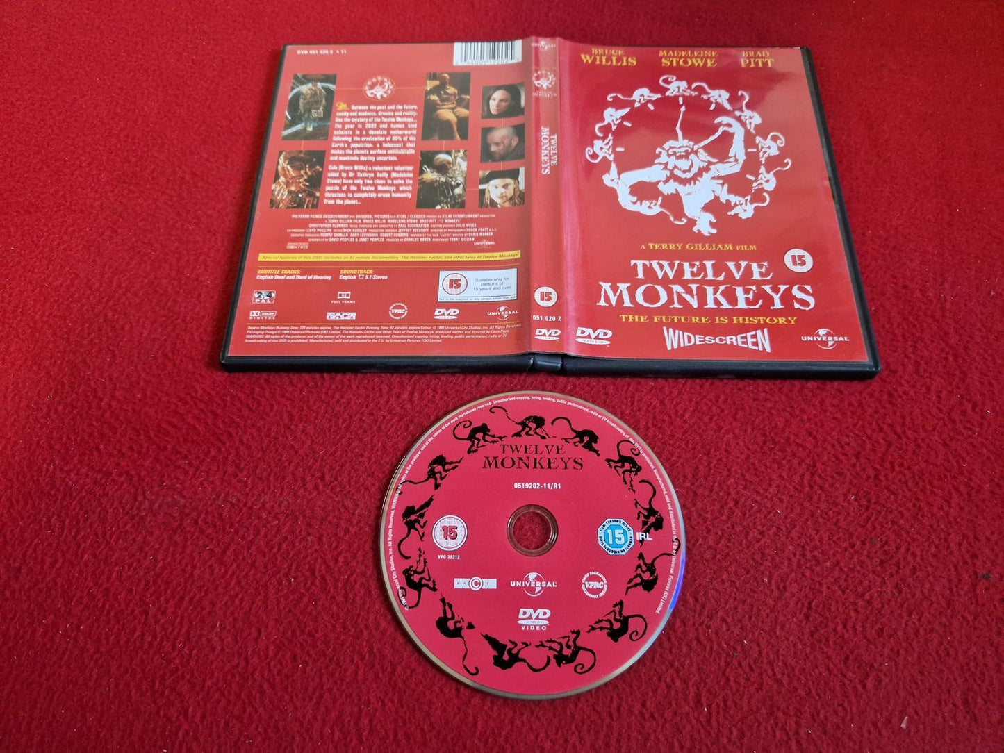 TWELVE MONKEYS DVD