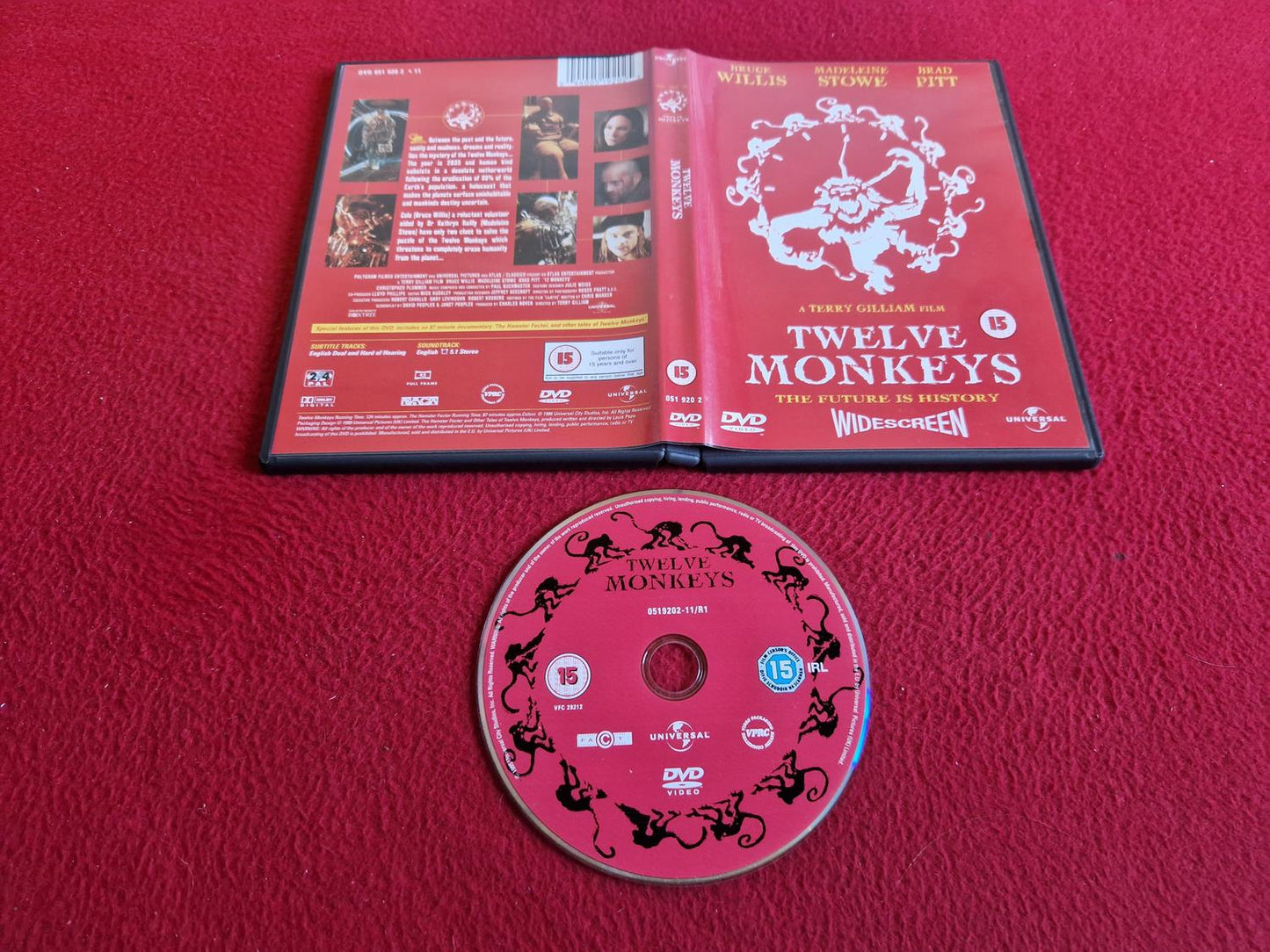 TWELVE MONKEYS DVD