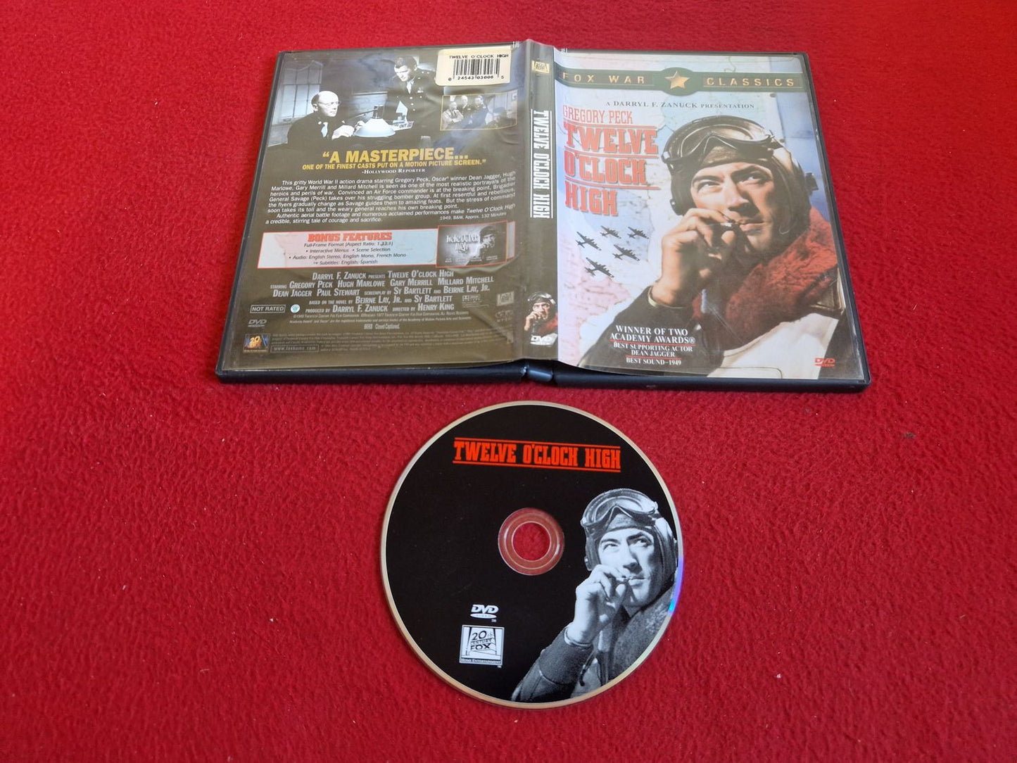 TWELVE O'CLOCK HIGH DVD