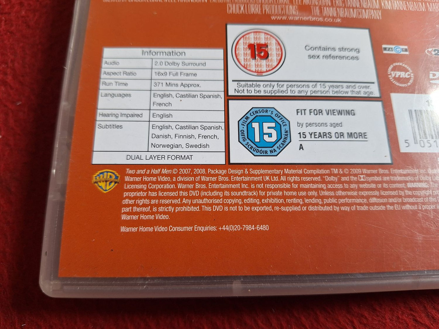 TWO AND A HALF MEN SEASON 5 BOX DVD