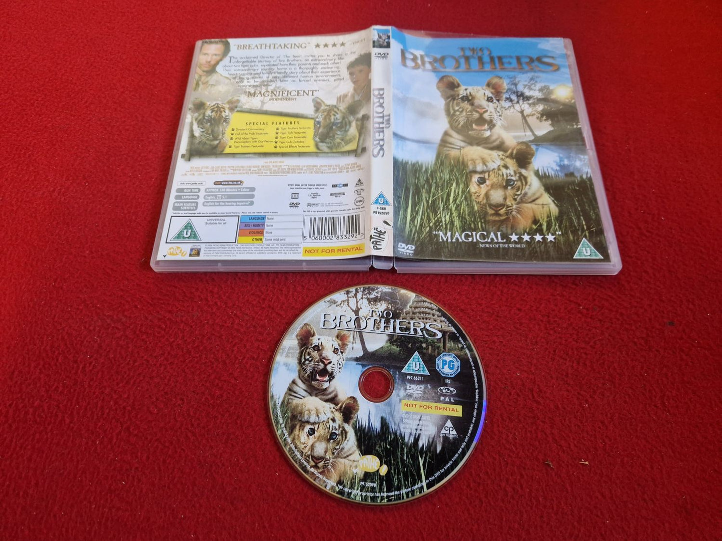 TWO BROTHERS DVD