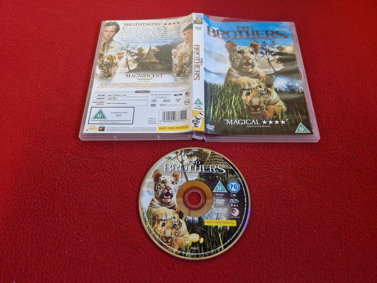TWO BROTHERS DVD