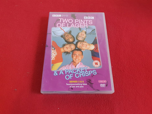 TWO PINTS & A PACKET OF CRISPS SERIES 3 & 4 BOX till DVD