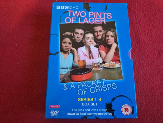 TWO PINTS OF LAGER & A PACKET OF CRISPS SERIES 1 - 4 BOX DVD
