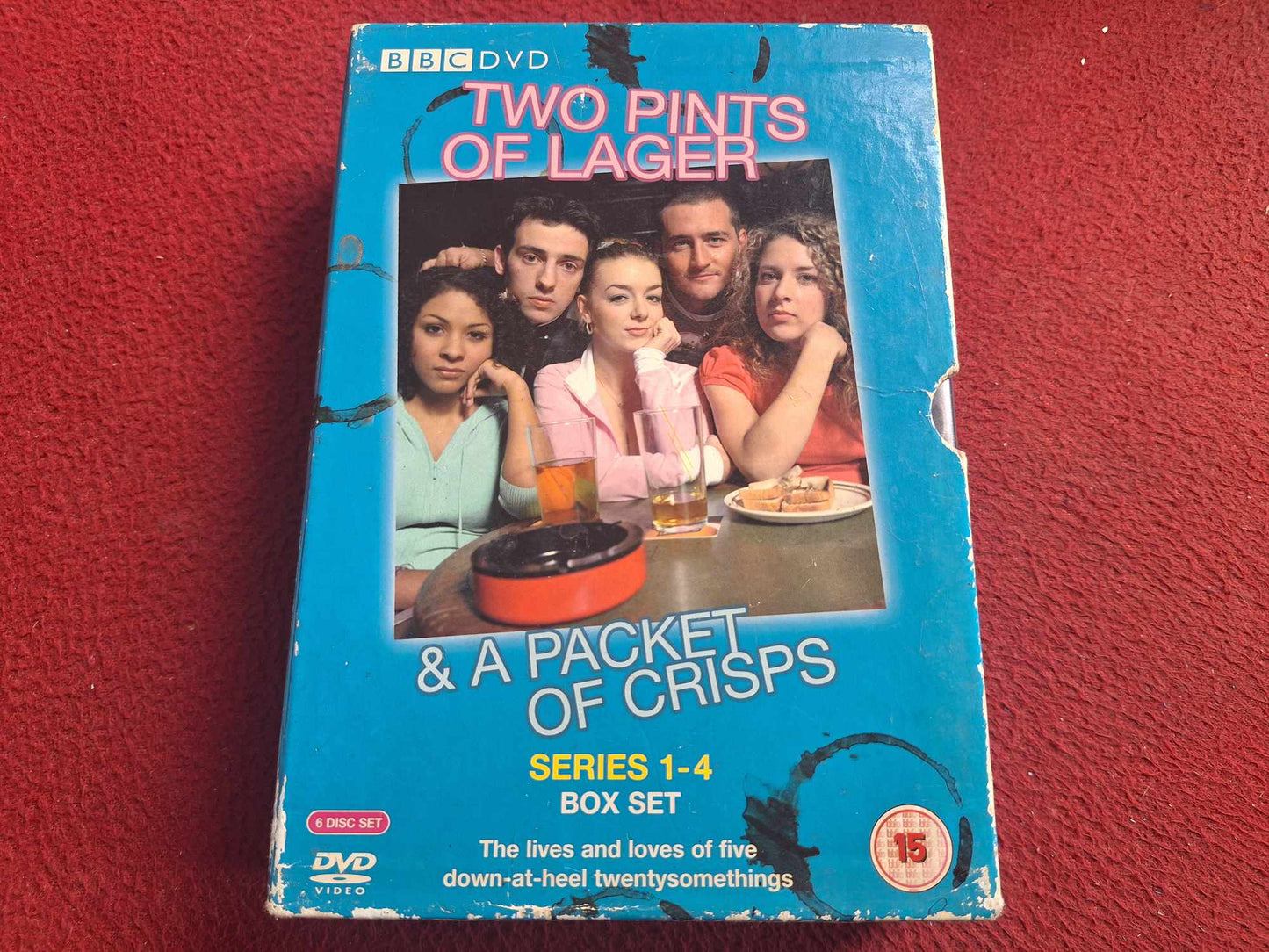 TWO PINTS OF LAGER & A PACKET OF CRISPS SERIES 1 - 4 [ ENG. TEXT ] BOX DVD