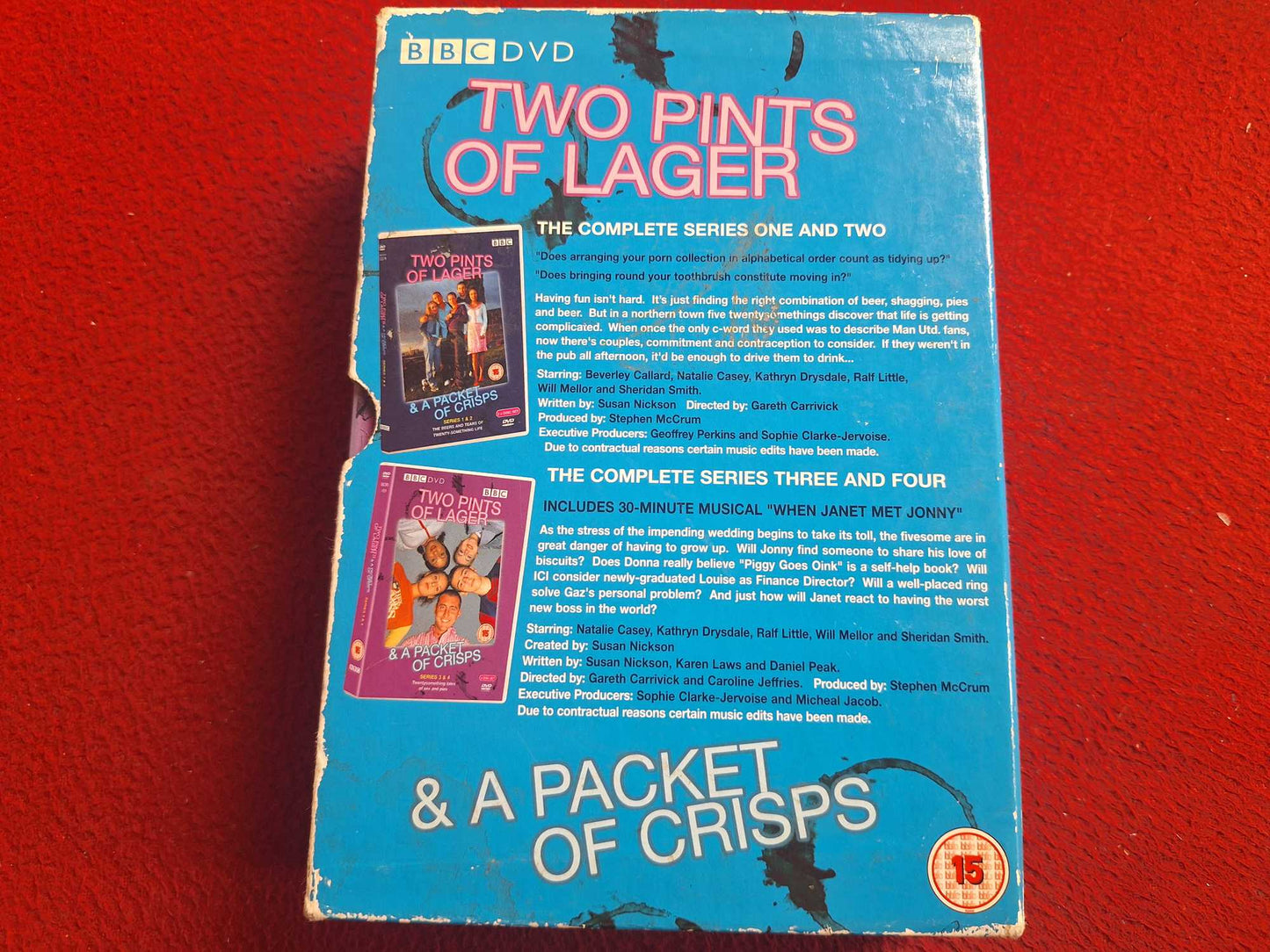 TWO PINTS OF LAGER & A PACKET OF CRISPS SERIES 1 - 4 [ ENG. TEXT ] BOX DVD