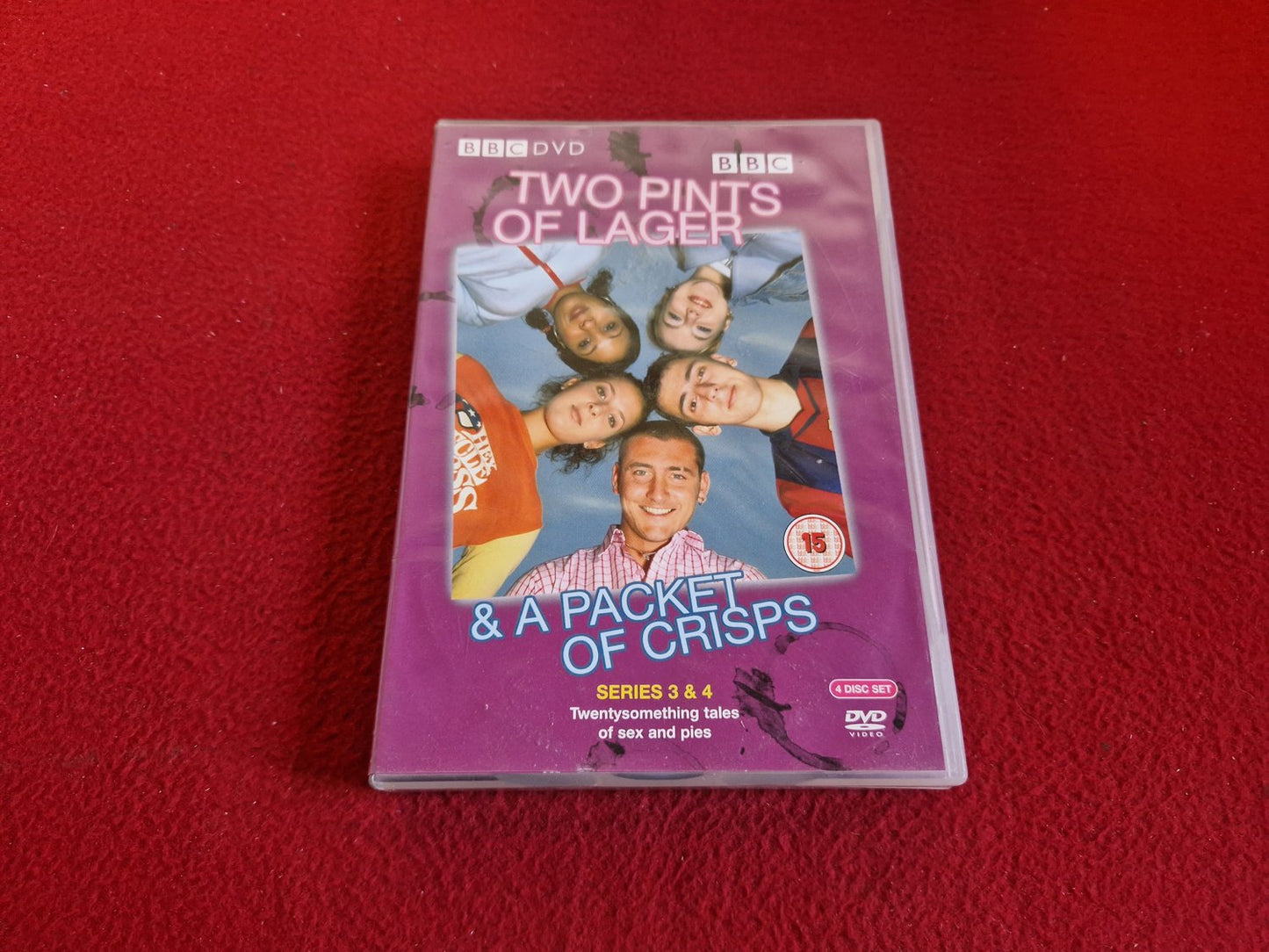 TWO PINTS OF LAGER & A PACKET OF CRISPS SERIES 3 & 4 BOX DVD