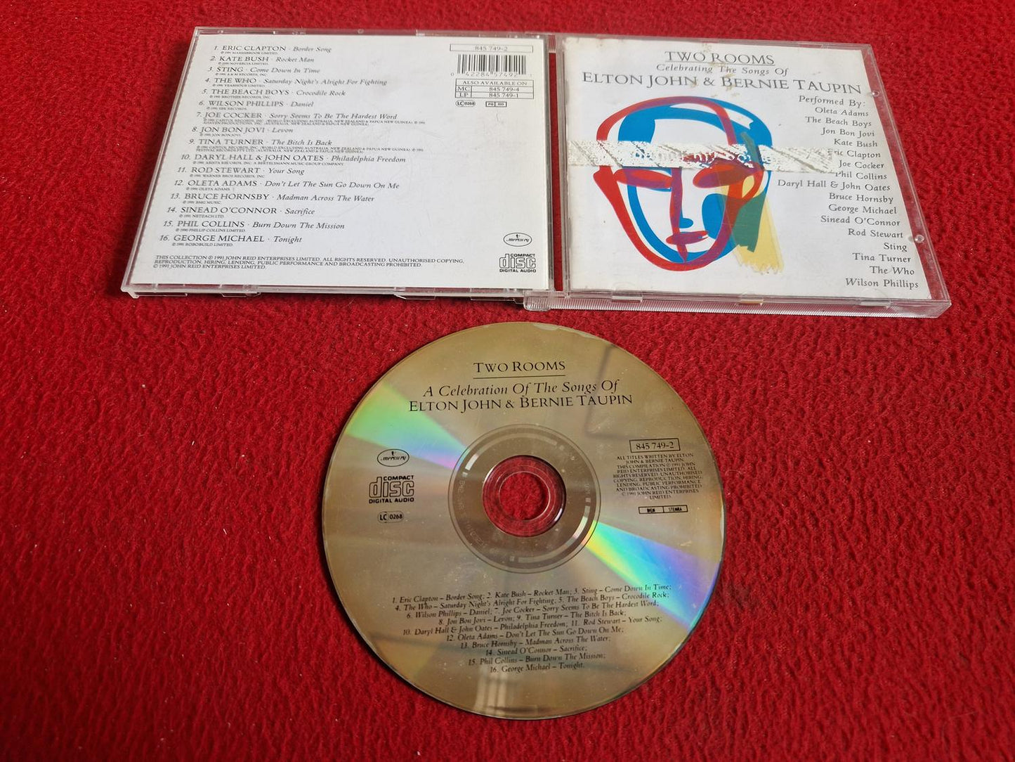 TWO ROOMS CELEBRATING THE SONGS OF ELTON JOHN & BERNIE TAUPIN CD