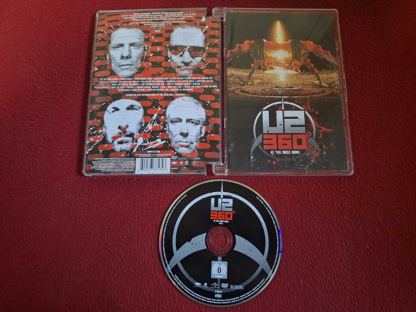 U2 360 AT THE ROSE BOWL DVD